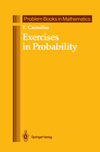 Exercises in Probability (Problem Books in Mathematics) book cover by T. Cacoullos