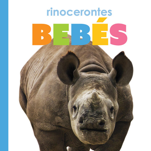 Rinocerontes bebes book cover by Meg Greve
