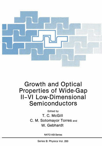 Growth and Optical Properties of Wide-Gap II–VI Low-Dimensional Semiconductors (NATO Science Series B: #200) book cover by 
