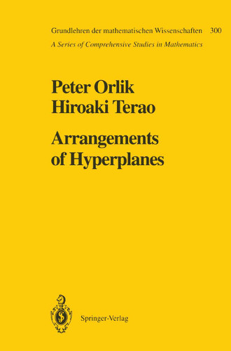 Arrangements of Hyperplanes (Grundlehren der mathematischen Wissenschaften #300) book cover by Peter Orlik, Hiroaki Terao