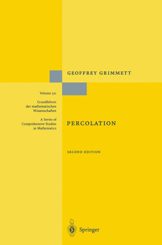 Percolation (Grundlehren der mathematischen Wissenschaften #321) book cover by Geoffrey R. Grimmett