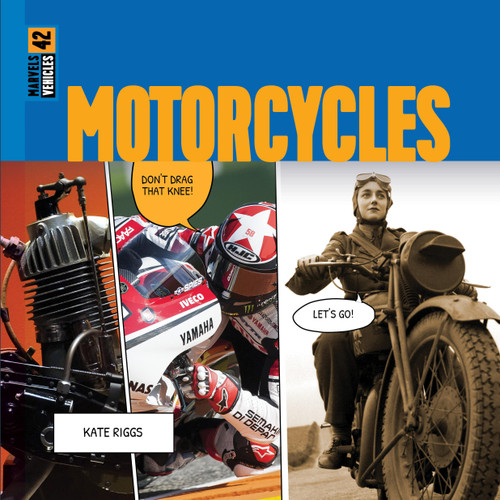 Motorcycles book cover by Kate Riggs