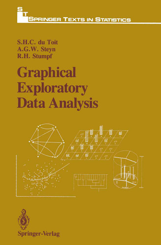 Graphical Exploratory Data Analysis (Springer Texts in Statistics) book cover by S. H. C. DuToit, A. G. W. Steyn, R. H. Stumpf