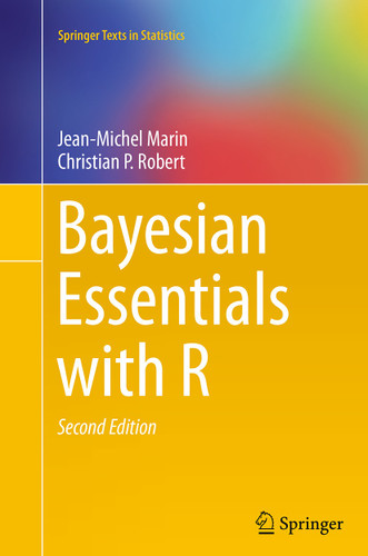Bayesian Essentials with R (Springer Texts in Statistics) book cover by Jean-Michel Marin, Christian P. Robert