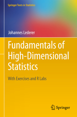 Fundamentals of High-Dimensional Statistics: With Exercises and R Labs (Springer Texts in Statistics) book cover by Johannes Lederer