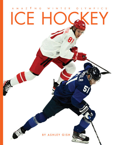 Ice Hockey book cover by Ashley Gish