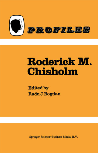 Roderick M. Chisholm (Profiles #7) book cover by 