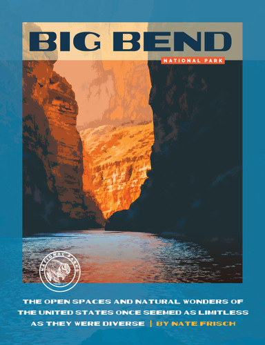 Big Bend National Park book cover by Nate Frisch
