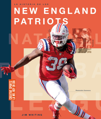 La historia de los New England Patriots book cover by Jim Whiting