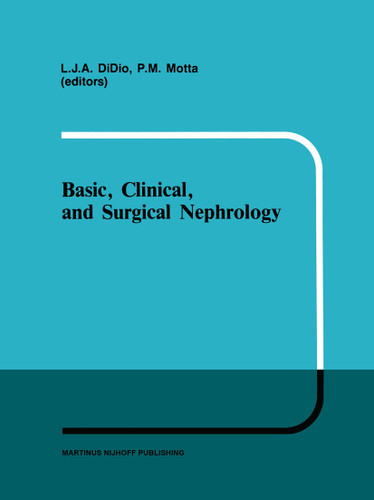 Basic, Clinical, and Surgical Nephrology (Developments in Nephrology #8) book cover by 