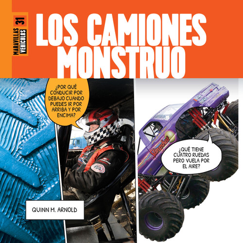 Los camiones monstruo book cover by Quinn M. Arnold