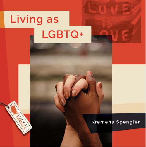 Living as LGBTQ+ book cover by D. S. Strode