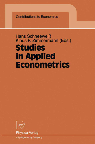 Studies in Applied Econometrics (Contributions to Economics) book cover by 