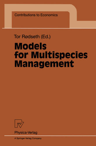 Models for Multispecies Management (Contributions to Economics) book cover by 