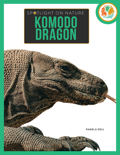 Komodo Dragon book cover by Pamela Dell