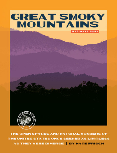 Great Smoky Mountains National Park book cover by Nate Frisch