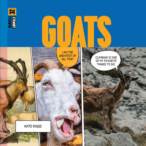 Goats book cover by Kate Riggs