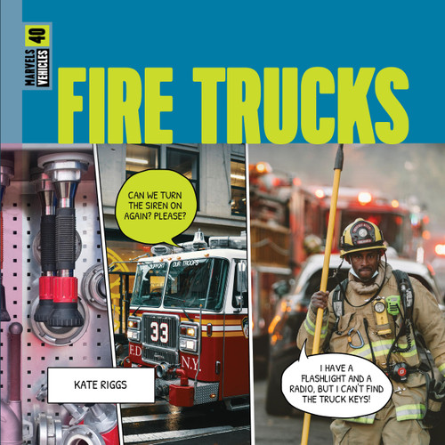Fire Trucks book cover by Kate Riggs