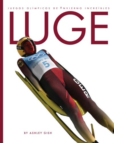 Luge book cover by Ashley Gish