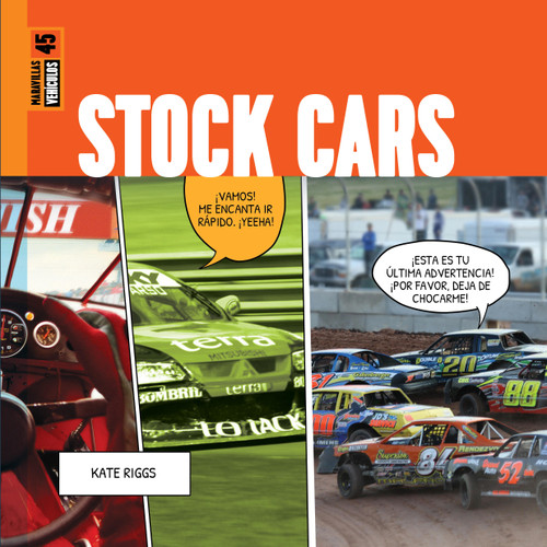 Stock Cars book cover by Kate Riggs
