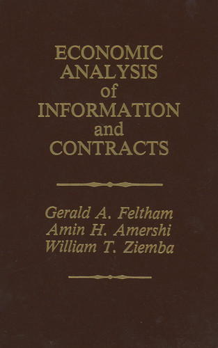 Economic Analysis of Information and Contracts: Essays in Honor of John E. Butterworth book cover by 