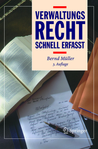 Verwaltungsrecht - Schnell erfasst (Recht - schnell erfasst) book cover by Bernd Müller