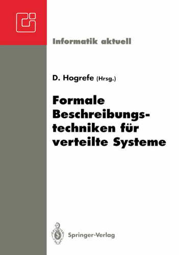 Formale Beschreibungstechniken für verteilte Systeme (Informatik aktuell) book cover by 