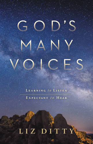 God's Many Voices: Learning to Listen. Expectant to Hear. book cover by Liz Ditty