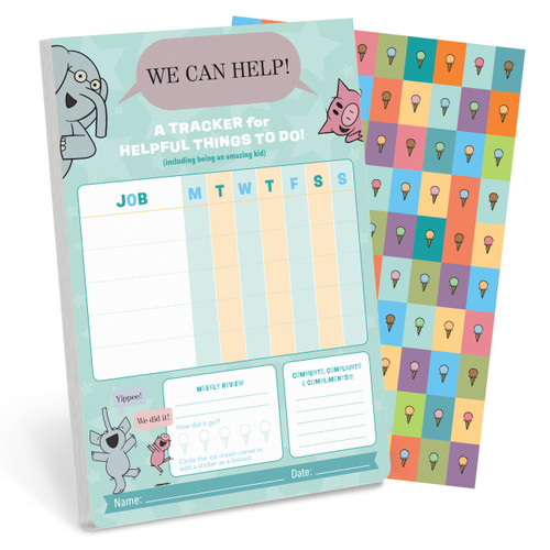 We Can Help!: An Elephant & Piggie Can-Do Chart book cover by Mo Willems Workshop