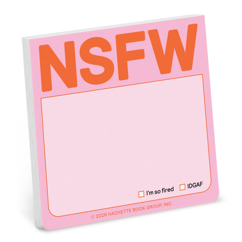 NSFW: Sticky Notes (Knock Knock Sticky Notes) book cover by Knock Knock