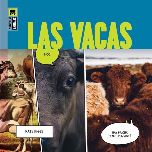 Las vacas book cover by Kate Riggs