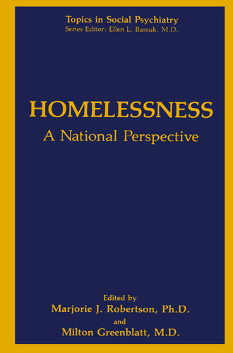 Homelessness: A National Perspective (Topics in Social Psychiatry) book cover by 