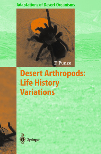 Desert Arthropods: Life History Variations (Adaptations of Desert Organisms) book cover by Fred Punzo