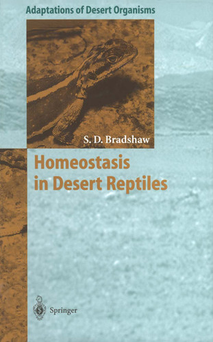 Homeostasis in Desert Reptiles (Adaptations of Desert Organisms) book cover by Sidney Donald Bradshaw