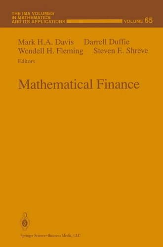 Mathematical Finance (The IMA Volumes in Mathematics and its Applications #65) book cover by 