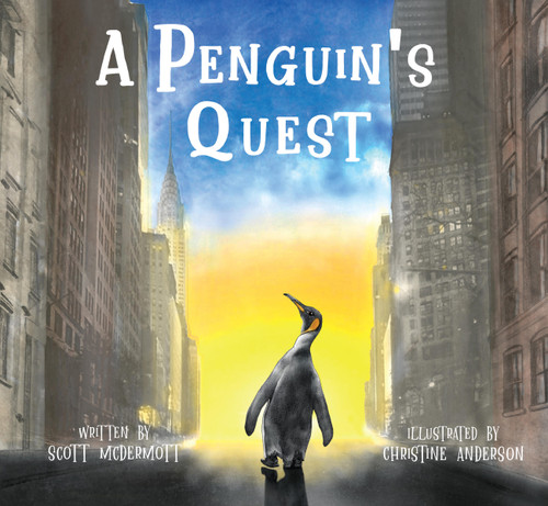 A Penguin's Quest book cover by Scott McDermott