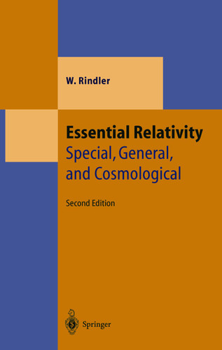 Essential Relativity: Special, General, and Cosmological (Theoretical and Mathematical Physics) book cover by W. Rindler