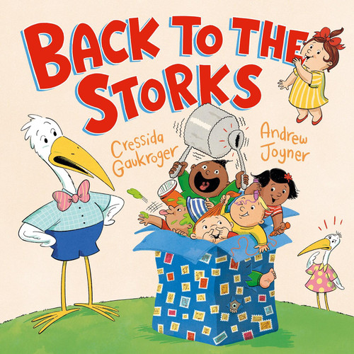 Back to the Storks book cover by Cressida Gaukroger