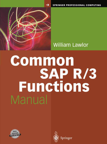 Common SAP R/3 Functions Manual (Springer Professional Computing) book cover by William Lawlor