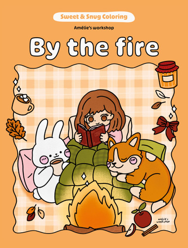 Sweet & Snug Coloring: By the Fire book cover by Amélie's Workshop