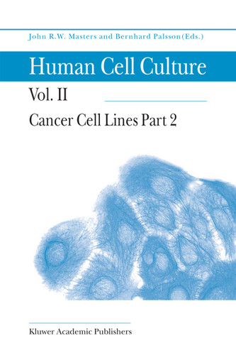 Cancer Cell Lines Part 2 (Human Cell Culture #2) book cover by 
