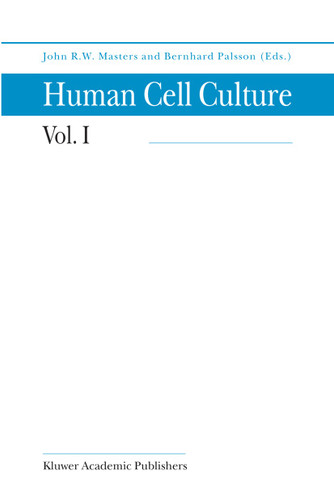 Cancer Cell Lines Part 1 (Human Cell Culture #1) book cover by 