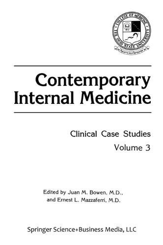 Contemporary Internal Medicine: Clinical Case Studies (Contemporary Internal Medicine #3) book cover by 