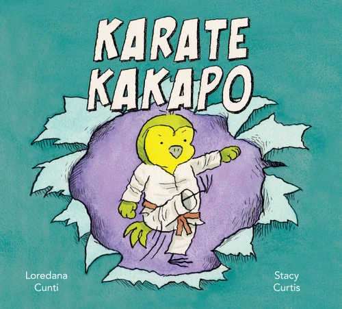 Karate Kakapo book cover by Loredana Cunti