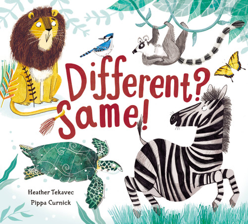 Different? Same! book cover by Heather Tekavec