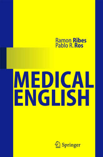 Medical English book cover by Ramón Ribes, Pablo R. Ros