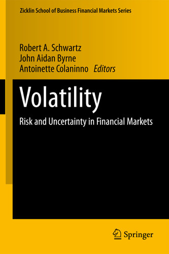 Volatility: Risk and Uncertainty in Financial Markets (Zicklin School of Business Financial Markets Series) book cover by 