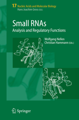 Small RNAs:: Analysis and Regulatory Functions (Nucleic Acids and Molecular Biology #17) book cover by 
