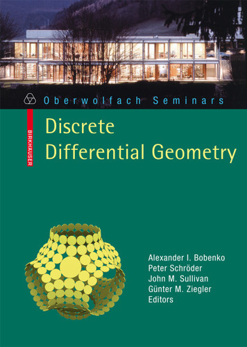 Discrete Differential Geometry (Oberwolfach Seminars #38) book cover by 