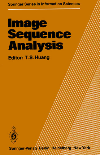 Image Sequence Analysis (Springer Series in Information Sciences #5) book cover by 